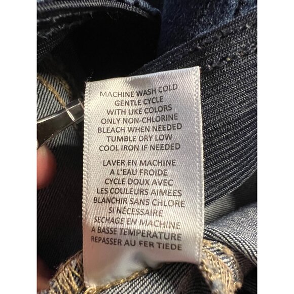 Tinseltown XXXL Dark Blue High Rise Jeans Stretch Pull On Flare Y2K - Picture 11 of 11